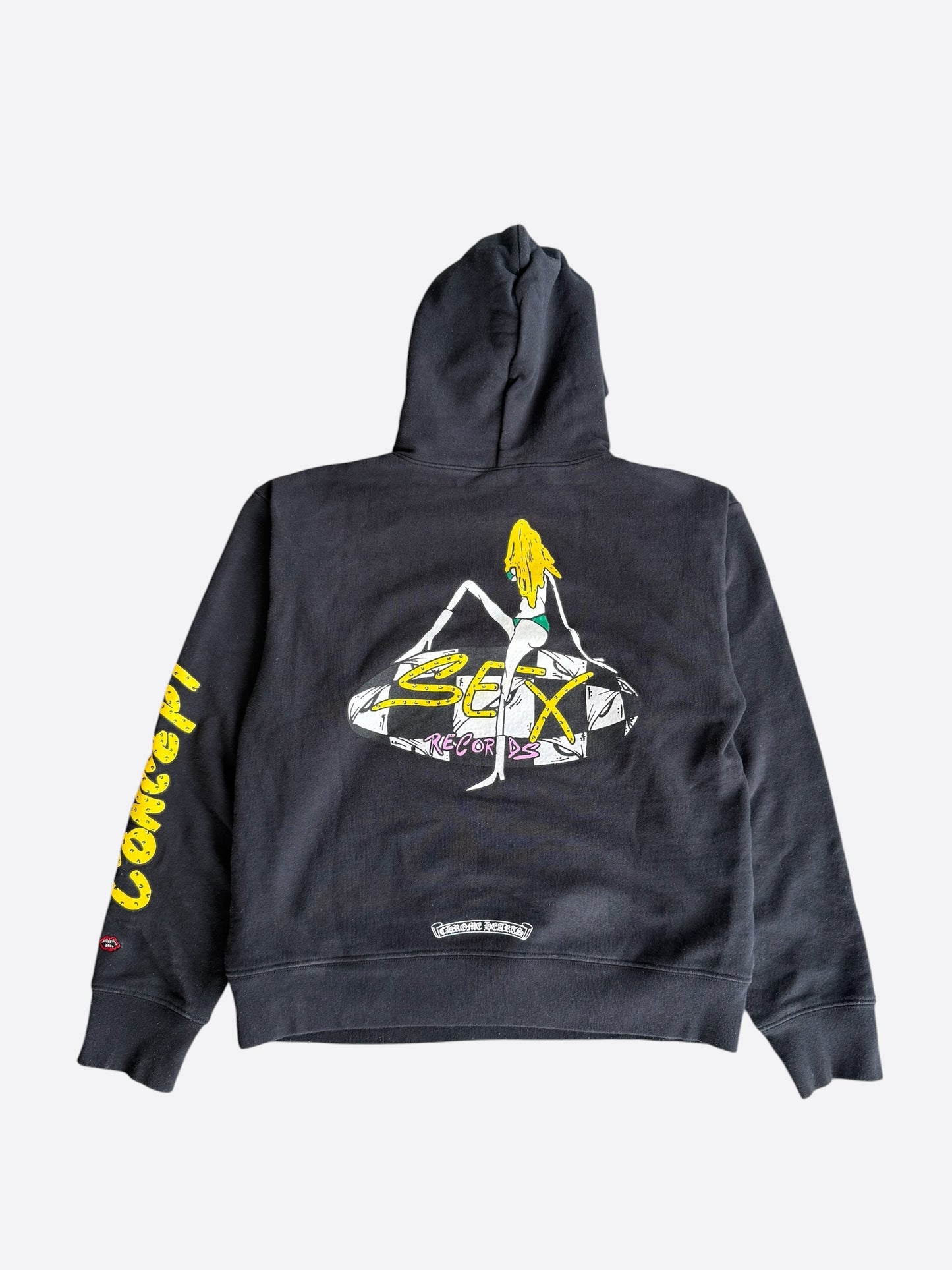 Chrome Hearts Matty Boy Black Sex Records Logo Hoodie