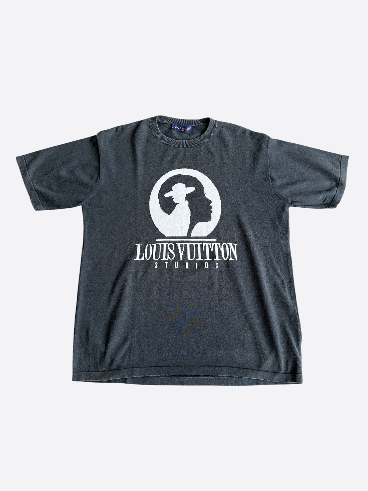 Louis Vuitton Black & White Studios Intarsia T-Shirt