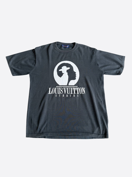 Louis Vuitton Black & White Studios Intarsia T-Shirt