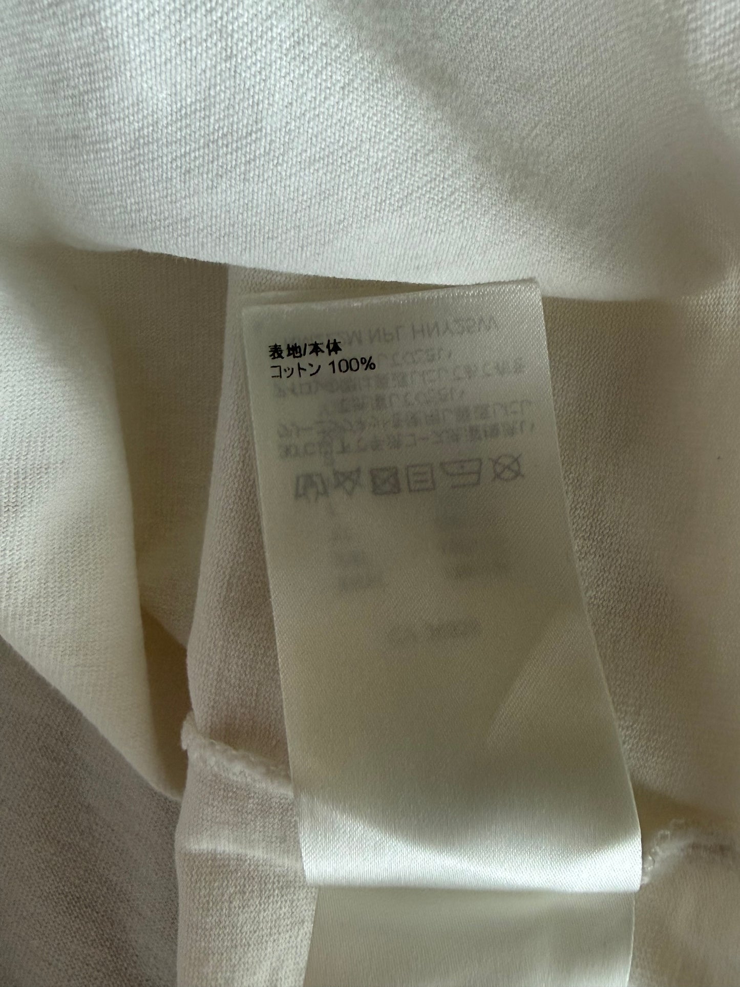Louis Vuitton White Graffiti Logo Embroidered T-Shirt