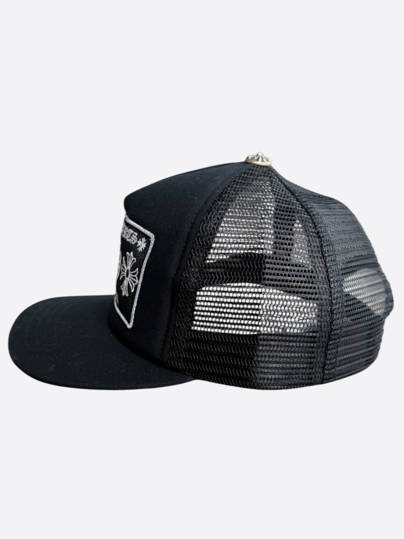 Chrome Hearts Black & White Honolulu Trucker Hat