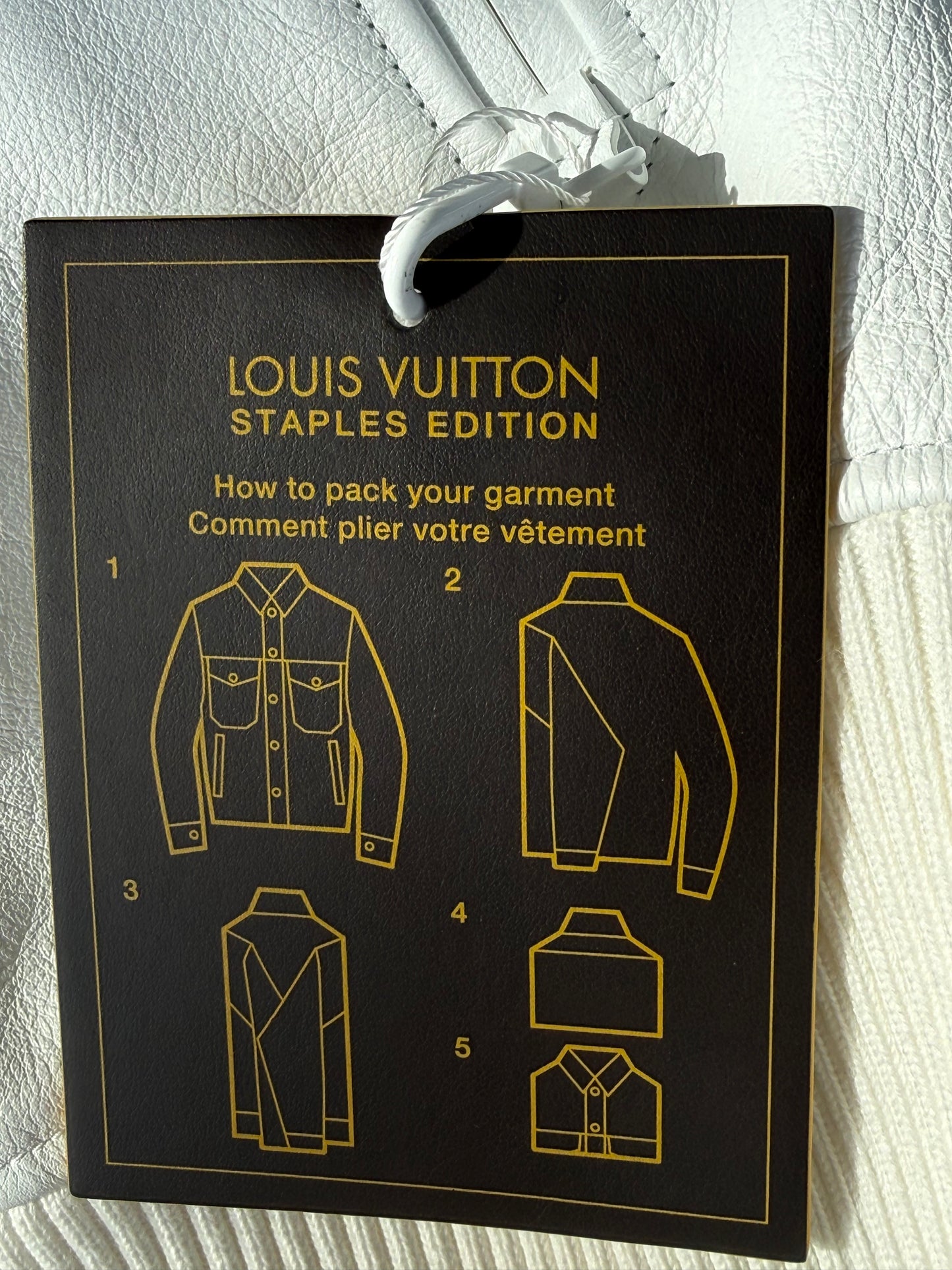 Louis Vuitton White Monogram Reversible Bomber Jacket