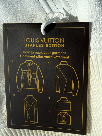 Louis Vuitton White Monogram Reversible Bomber Jacket