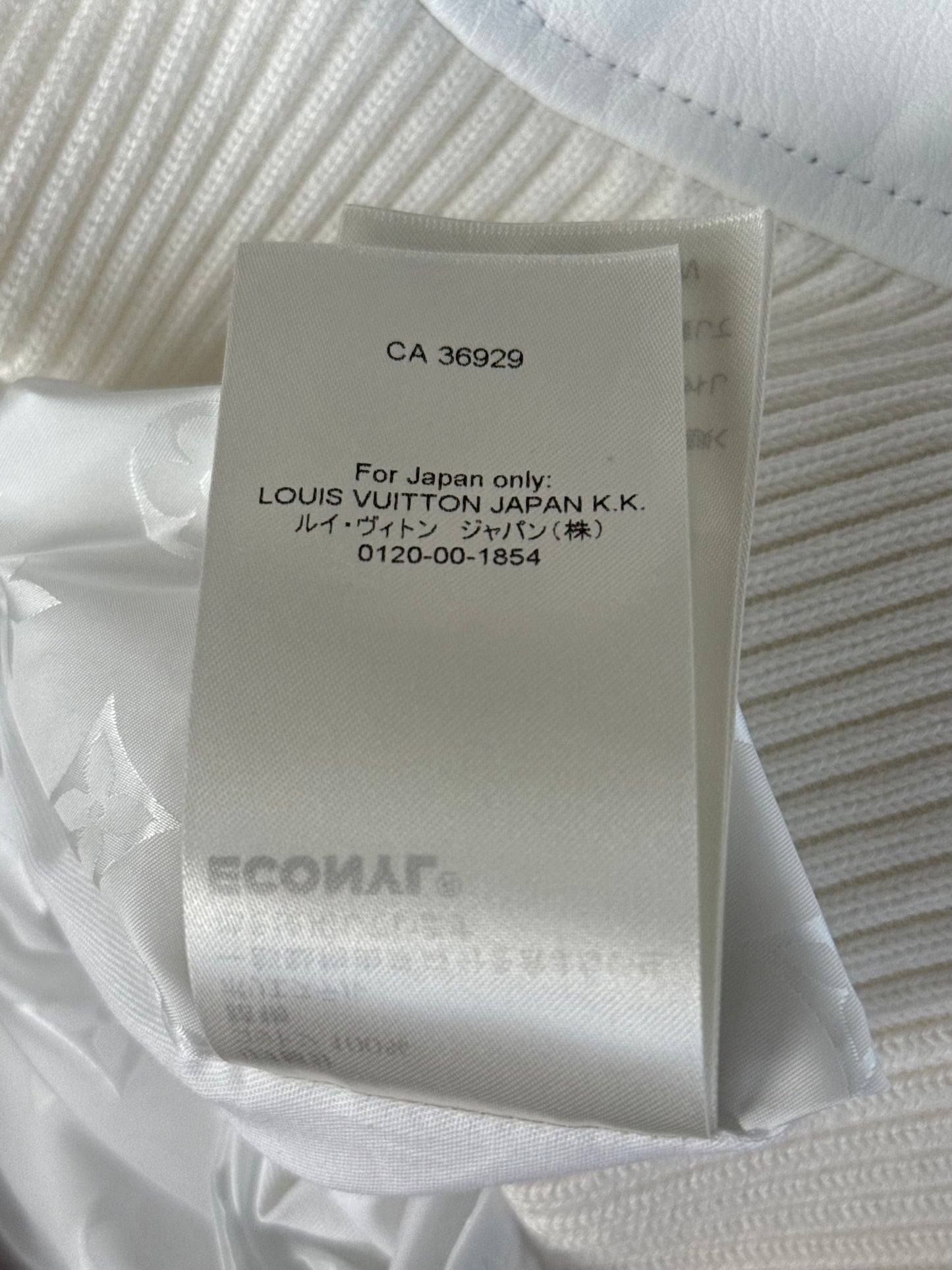 Louis Vuitton White Monogram Reversible Bomber Jacket