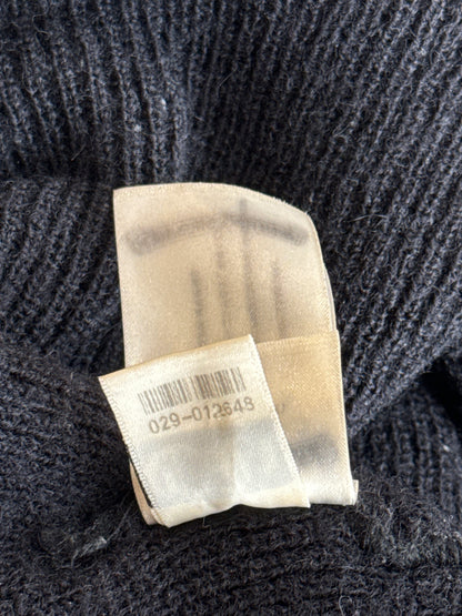 Chrome Hearts Black & White Horseshoe Logo Beanie