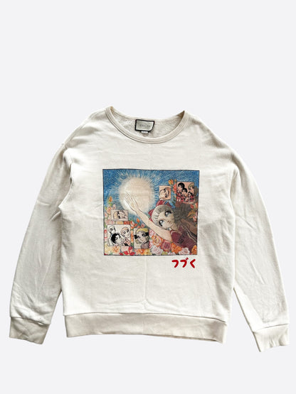 Gucci Chikae Ide Cream Anime Graphic Sweater