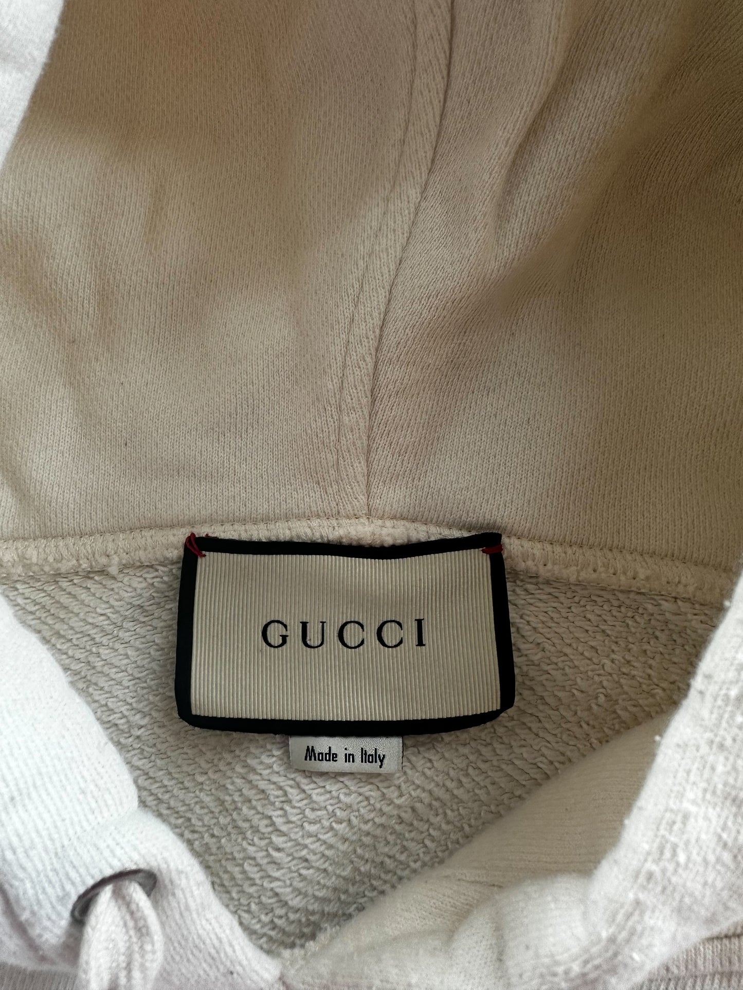 Gucci Chateau Marmont Cream Logo Hoodie