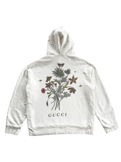 Gucci Chateau Marmont Cream Logo Hoodie