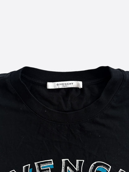 Givenchy Black Freedom Graphic T-Shirt