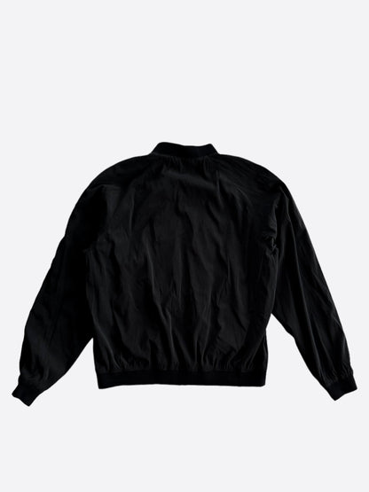 Prada Black Logo Bomber Jacket