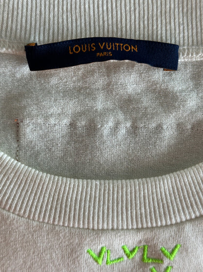 Louis Vuitton White & Green LV Spread T-Shirt
