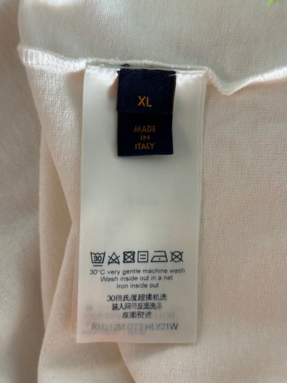 Louis Vuitton White & Green LV Spread T-Shirt
