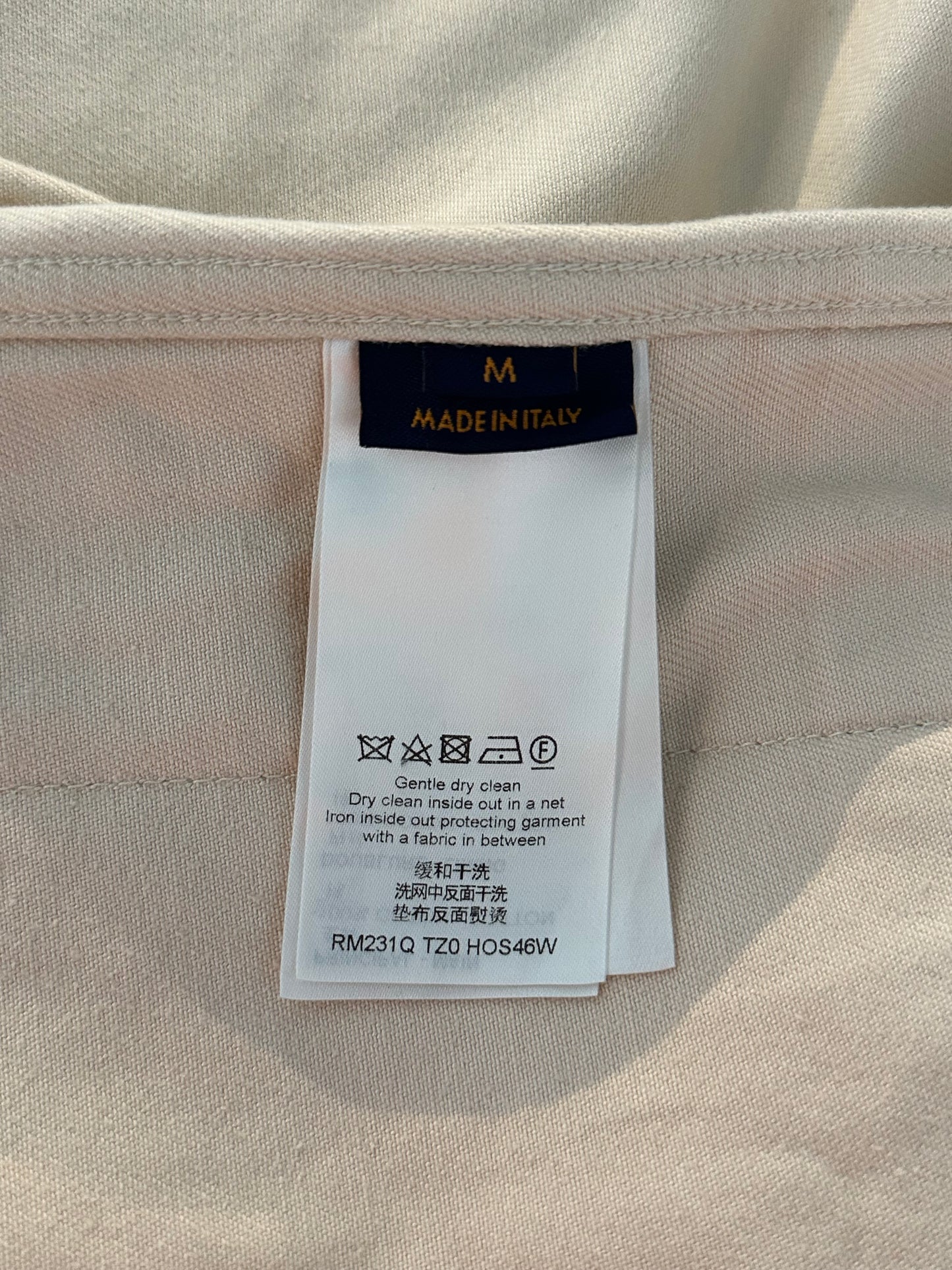 Louis Vuitton Beige Monogram Workwear Shirt