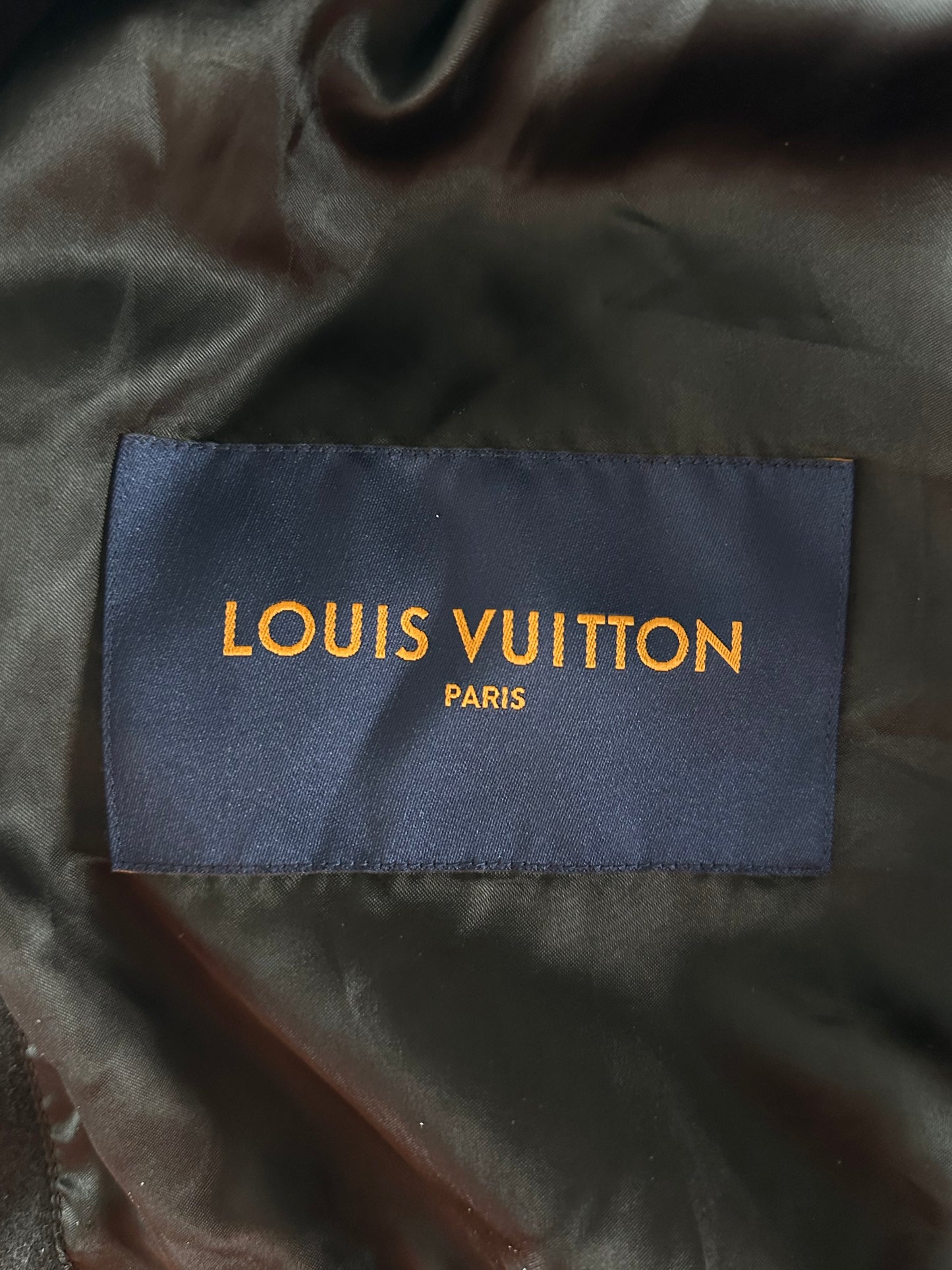 Louis Vuitton Black Monogram Mask Varsity Jacket