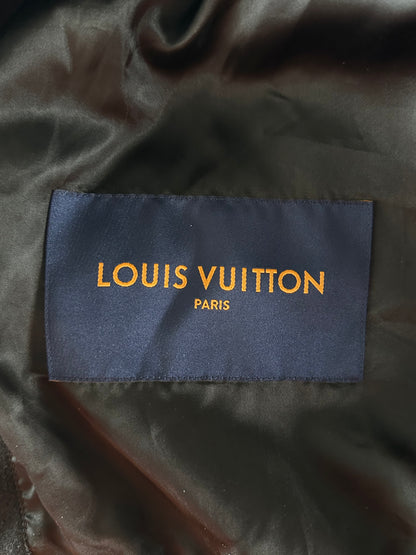 Louis Vuitton Black Monogram Mask Varsity Jacket