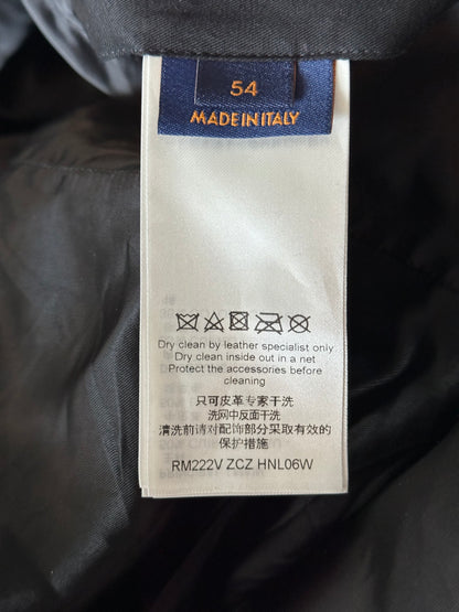 Louis Vuitton Black Monogram Mask Varsity Jacket