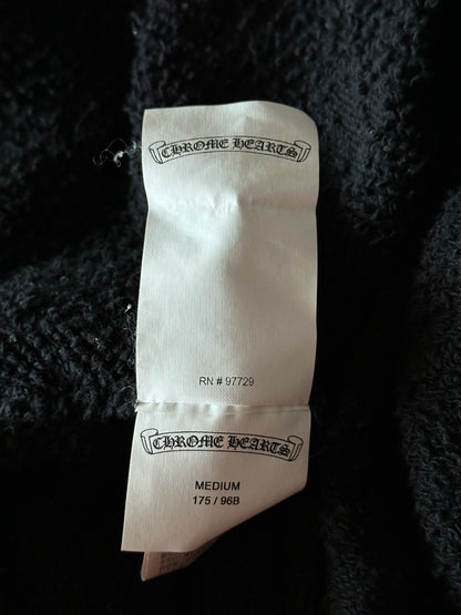 Chrome Hearts Black Cross Jacquard Embroidered Hoodie