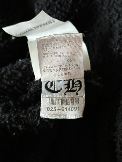 Chrome Hearts Black Cross Jacquard Embroidered Hoodie