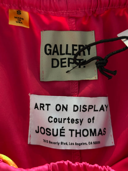 Gallery Dept Pink & Yellow Logo Zuma Shorts