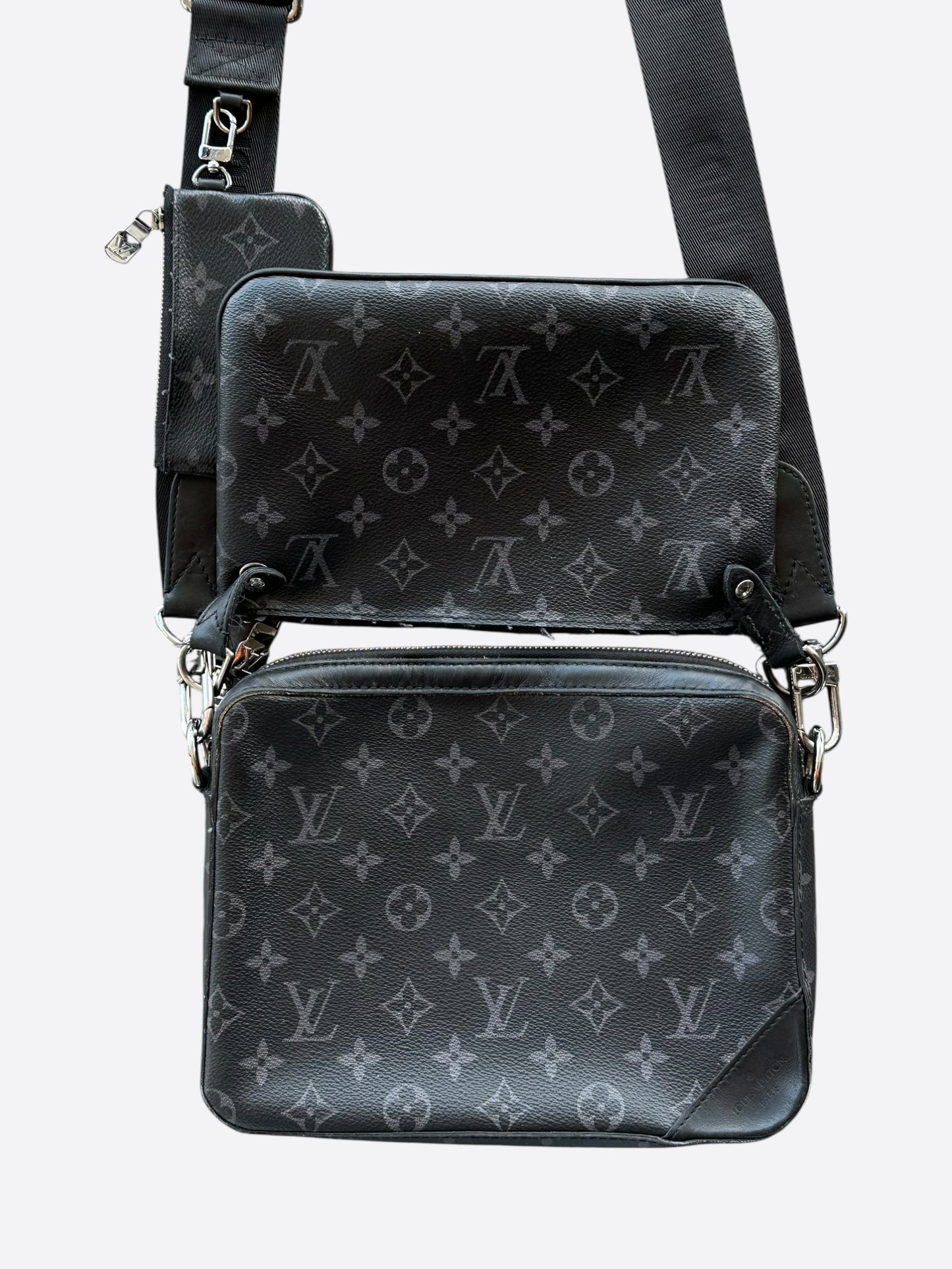 Louis Vuitton Reverse Monogram Eclipse Trio Messenger Bag