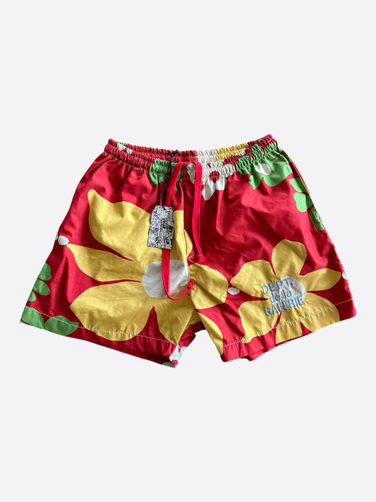Gallery Dept Red Floral Zuma Shorts