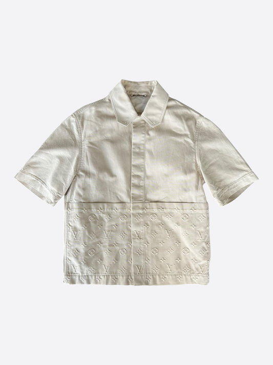 Louis Vuitton Beige Monogram Workwear Shirt