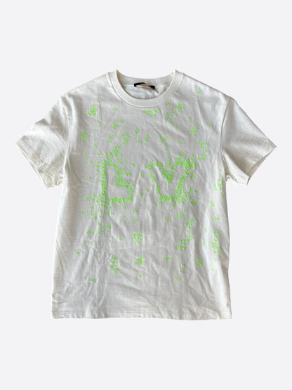 Louis Vuitton White & Green LV Spread T-Shirt