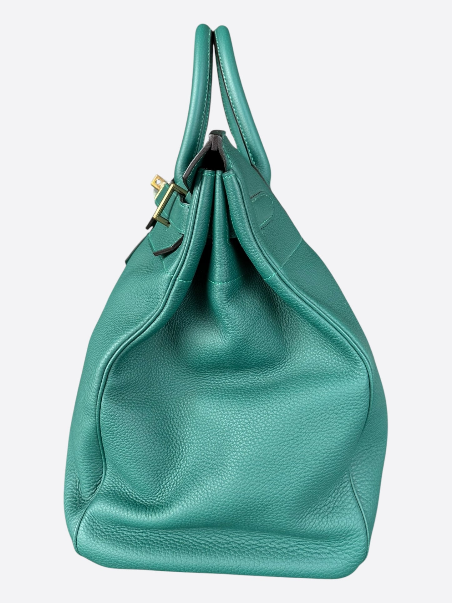 Hermes Malachite Green Togo HAC Birkin 40