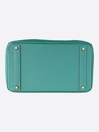 Hermes Malachite Green Togo HAC Birkin 40