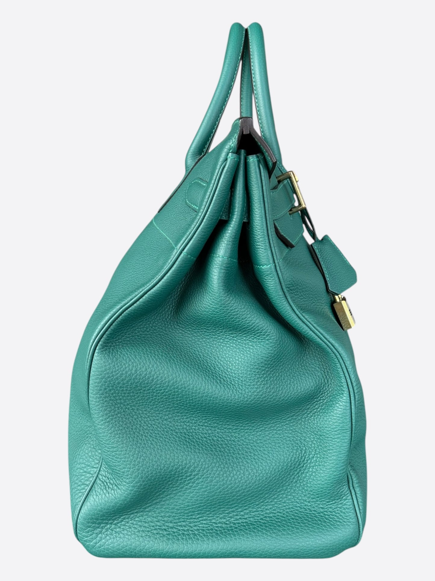 Hermes Malachite Green Togo HAC Birkin 40