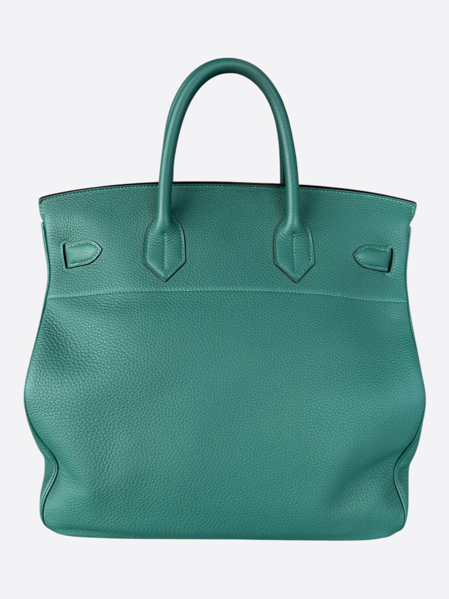 Hermes Malachite Green Togo HAC Birkin 40
