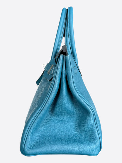 Hermes Bleu Colvert Togo Birkin 30