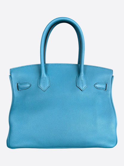 Hermes Bleu Colvert Togo Birkin 30