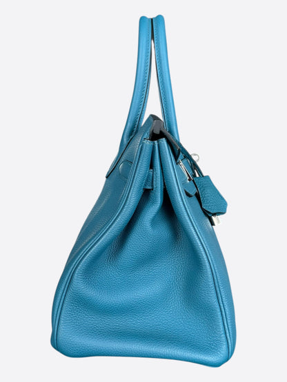 Hermes Bleu Colvert Togo Birkin 30