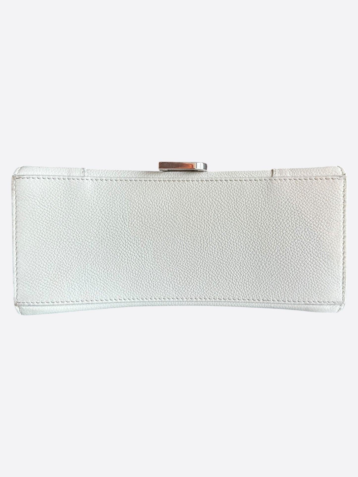 Balenciaga White Hourglass Small Handle Bag