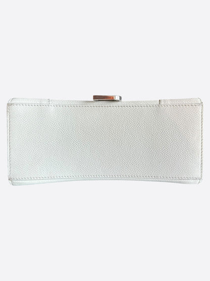 Balenciaga White Hourglass Small Handle Bag