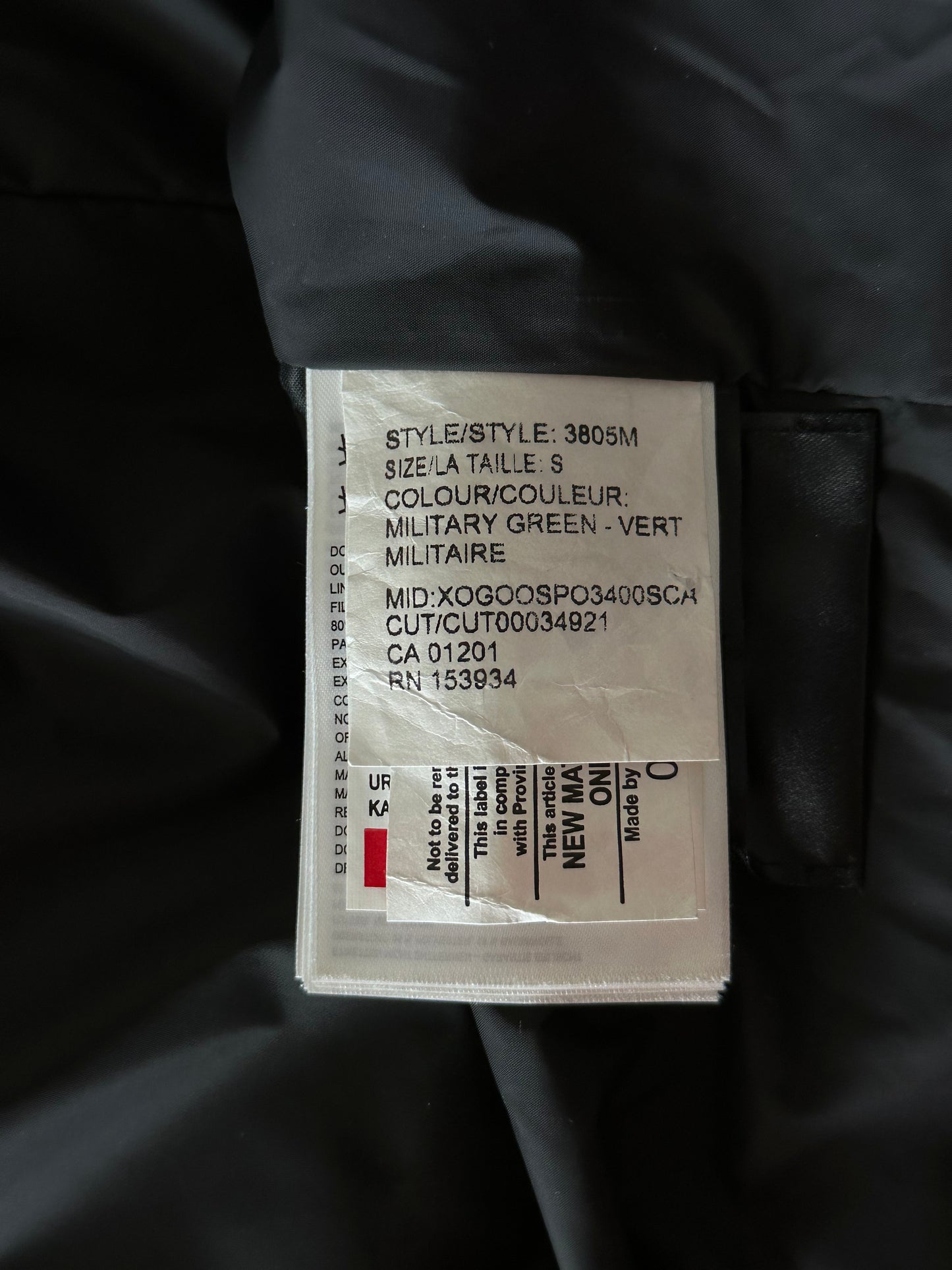 Canada Goose Military Green Carson Men's Jacket