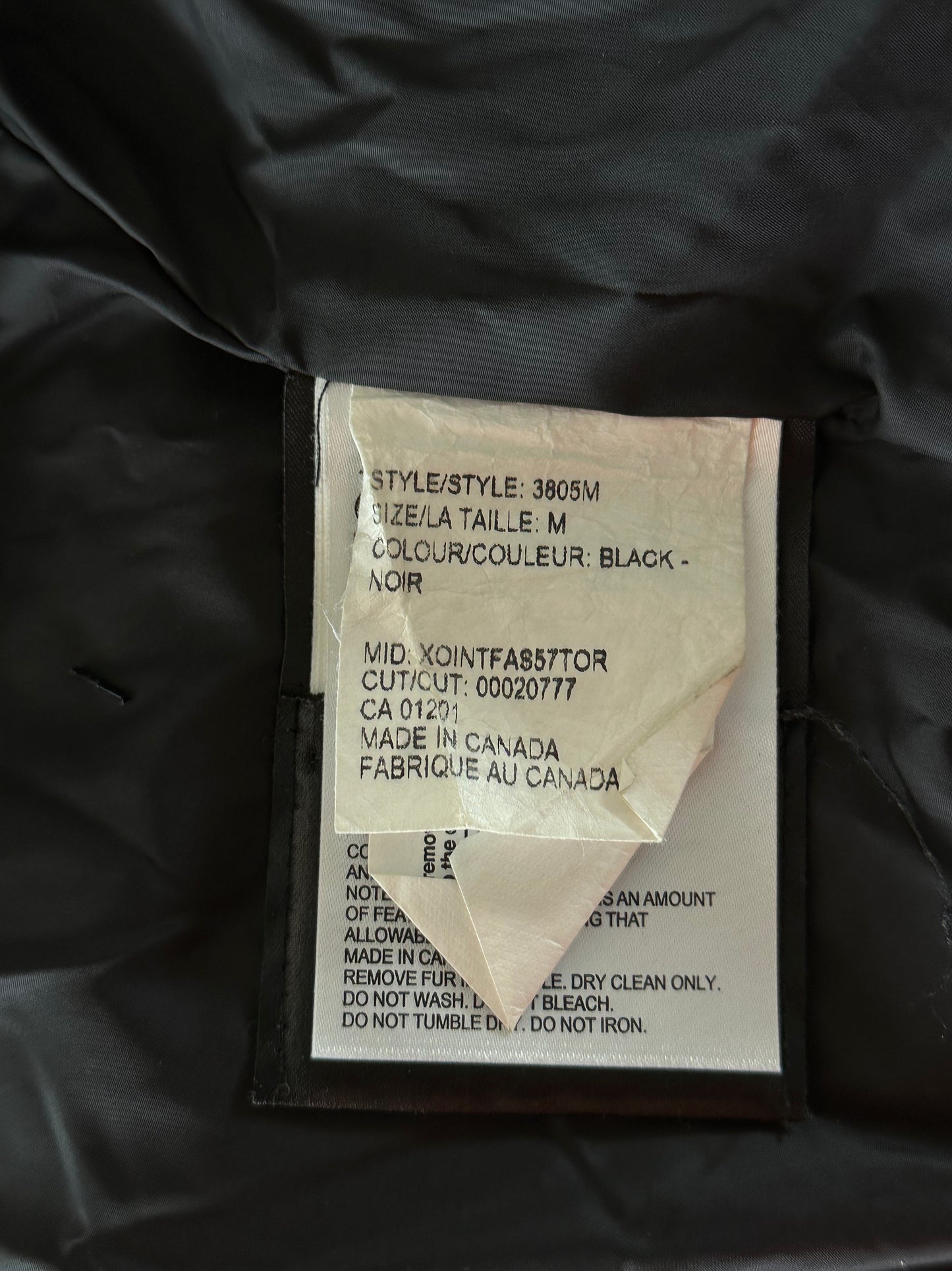 Canada Goose Black Carson Men's Jacket