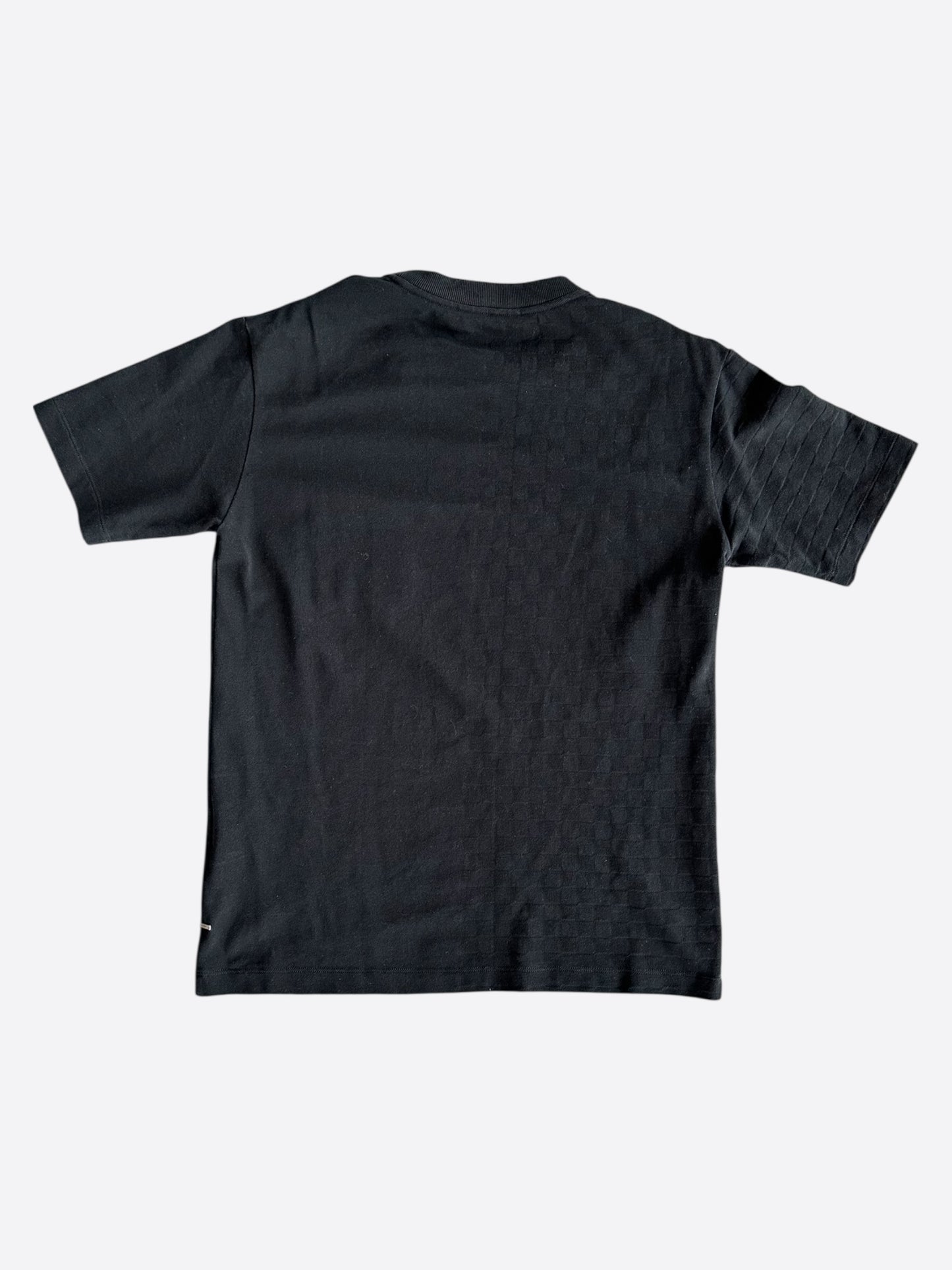 Louis Vuitton Black Half Damier Pocket T-Shirt