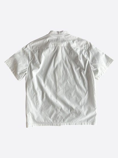 Louis Vuitton White All Over LV Logo Button Up Shirt