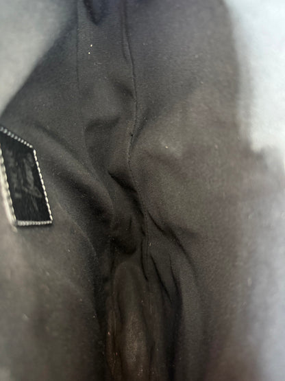Dior Stussy Black Bee Logo Saddle Bag