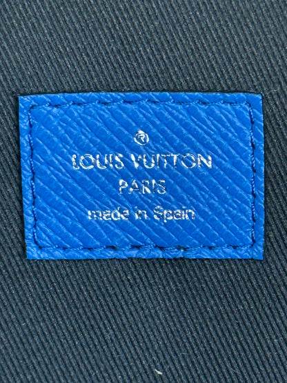 Louis Vuitton Agave Blue Taigarama Monogram Discovery Backpack