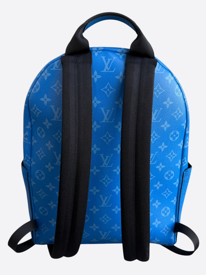 Louis Vuitton Agave Blue Taigarama Monogram Discovery Backpack