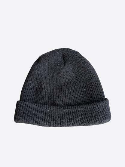 Chrome Hearts Black & White Horseshoe Logo Beanie