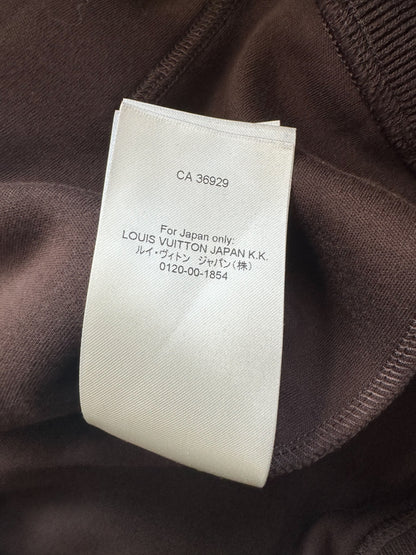 Louis Vuitton Brown Pin Zip Up Hoodie