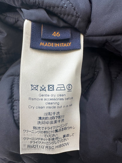 Louis Vuitton Navy Monogram Padded Jacket