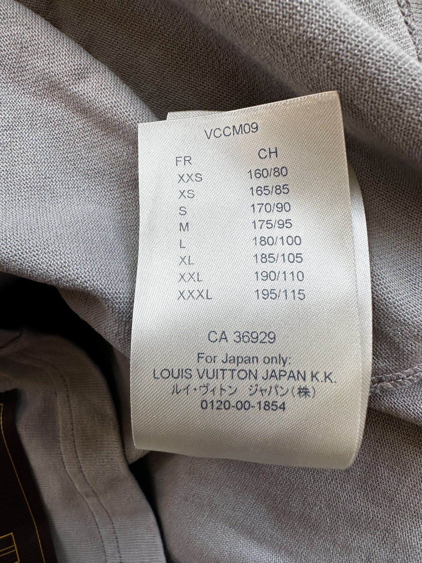 Louis Vuitton Grey Inside Out T-Shirt