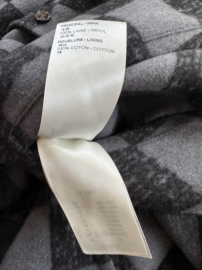 Louis Vuitton Black & Grey Damier Reversible Bomber Jacket