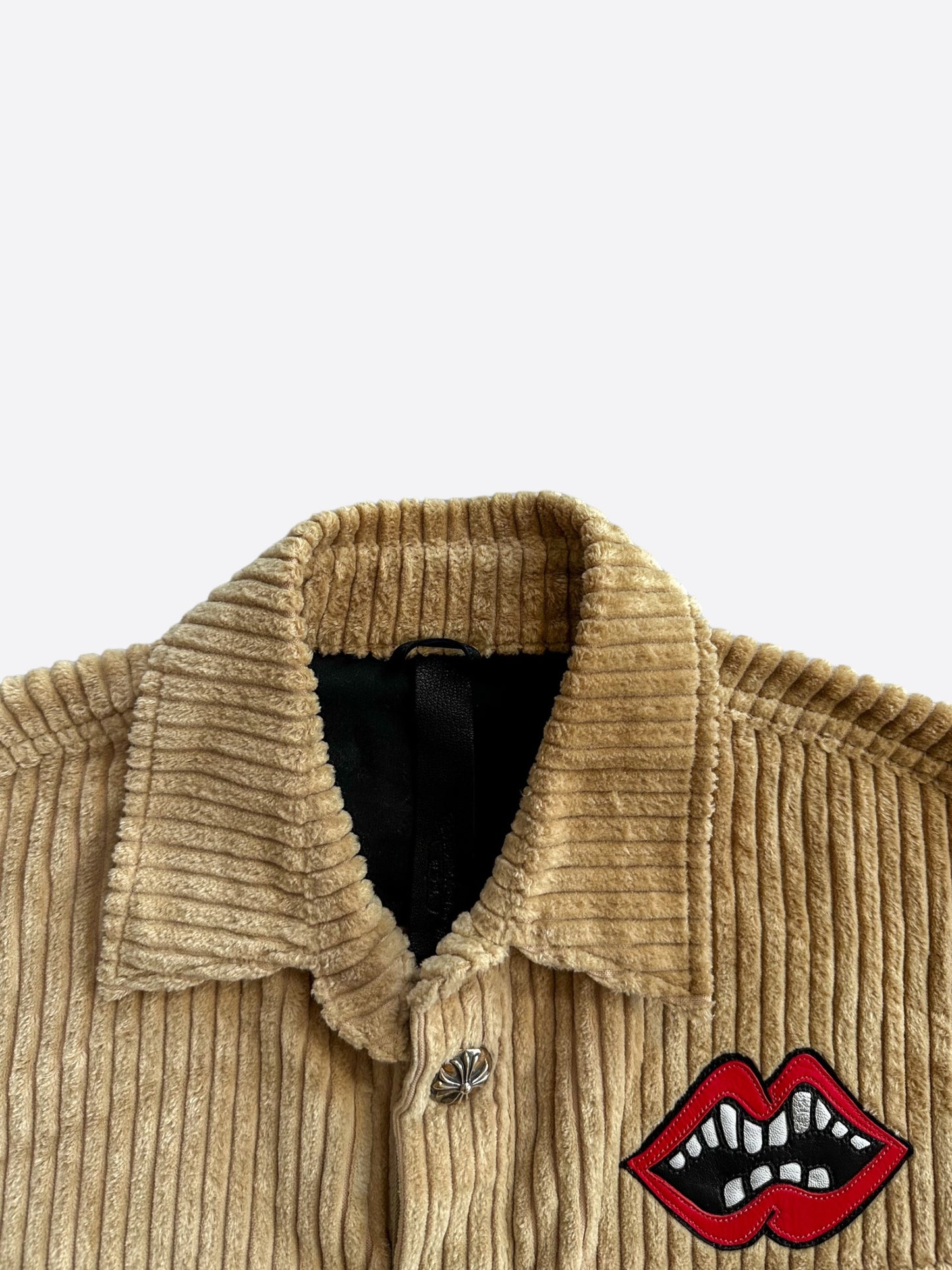 Chrome Hearts Matty Boy Tan Chomper Corduroy Shirt