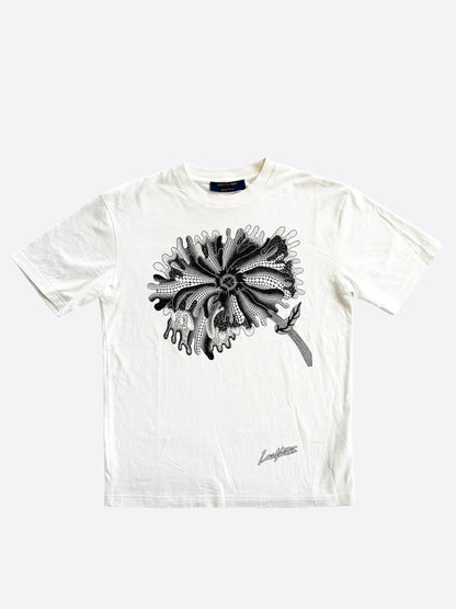 Louis Vuitton Yayoi Kusama White & Black Flower T-Shirt